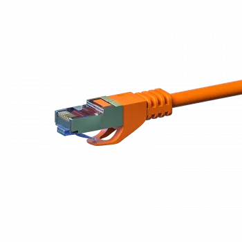 DSIT CAT 6a S/FTP LSOH mrežni patch kabel 0,5 m narančasti