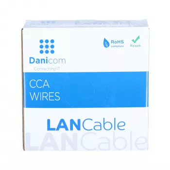 DSIT CAT6 S/FTP 50m kabel na kolutu sivi CCA (DC-SFTP6CCA50-GRY)