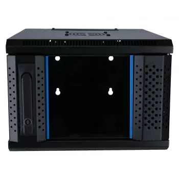 DSIT 4U 10 inch zidni ormar sa sigurnosnim staklenim vratima, 370x450x264 mm, crni
