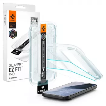 Spigen Glas.tR EZ Fit Pro AC 2-Pack kaljeno staklo za zaštitu zaslona za Google Pixel 11 / Pixel 11 Pro - prozirno