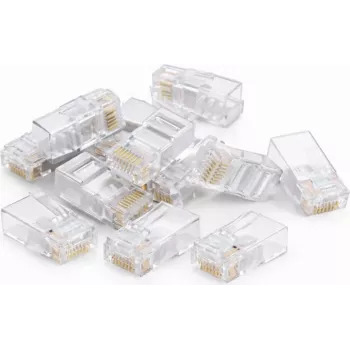 DSIT DANICOM UTP RJ45 CAT6 Pass Through mrežni utikač za fleksibilne kabele - 10 komada (DC-RJ45-UTP6-PT-10PCE)