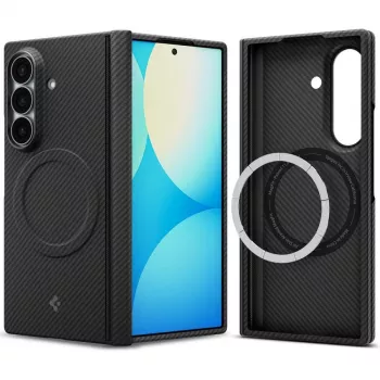 Spigen AirSkin Aramid MagSafe maska za Samsung Galaxy Z Fold 8 Ultra - mat crna