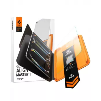 Spigen AlignMaster Glas.tR folija za zaštitu zaslona od kaljenog stakla za iPad Pro 11 (2024-2025), prozirna
