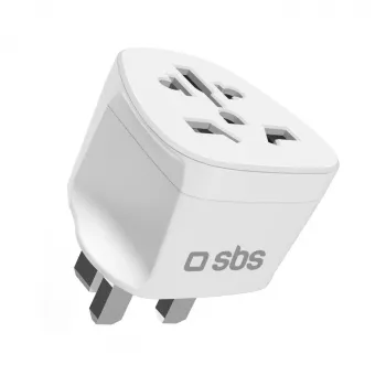 SBS univerzalni putni adapter za Ujedinjeno Kraljevstvo - bijeli