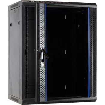 DSIT DS6415 15U zidni serverski ormar sa staklenim vratima, 600x450x770 mm, crni