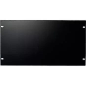 DS-IT 19 inch slijepa ploča za stalak 6U crni čelik (DS-Blind6)