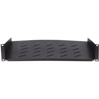 DSIT DS-FH2U400 2U fiksna polica za zidne ormare dubine 600 mm, dubina 400 mm, crna