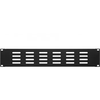 DSIT 19 inch perforirana slijepa ploča 2U crna (DS-Blind2-perf)