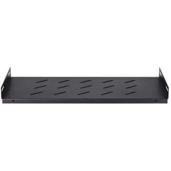 DSIT DS-FH45 fiksna polica za zidne ormare dubine 450 mm, 1U, crna