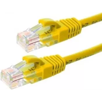 DSIT CAT5e U/UTP mrežni patch kabel, 10 m, žuti, 100% bakar (DC-57-100)