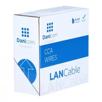 DSIT CAT5e F/UTP 50m fleksibilni sivi CCA mrežni kabel na kolutu (DC-FTP5CCA50-GRY)