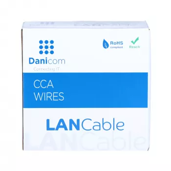DSIT CAT5e F/UTP 50m fleksibilni sivi CCA mrežni kabel na kolutu (DC-FTP5CCA50-GRY)
