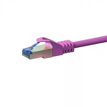 DSIT CAT 6a S/FTP LSOH mrežni patch kabel, 15 m, ružičasti