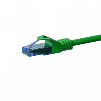 DSIT CAT6a U/UTP 100% bakar Ethernet patch kabel, 1 m, zeleni