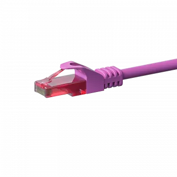 DSIT CAT6 mrežni kabel, U/UTP, 0,15 m, ružičasti, 100% bakar (DC-69-001)