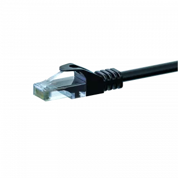 DSIT CAT 6 U/UTP mrežni patch kabel, 7,5 m, crni, CCA, RJ45, 1 Gbit/s, 250 MHz