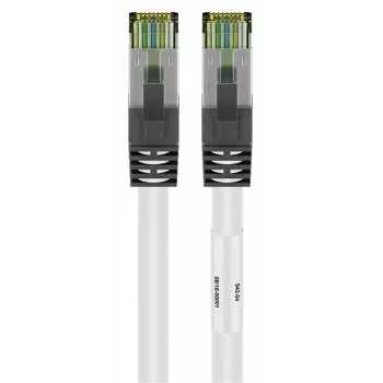 DSIT RJ45 mrežni kabel S/FTP PiMF CAT 8 kabel bijeli 3m