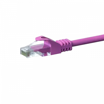 DSIT CAT5e U/UTP mrežni patch kabel, 0,25 m, ružičasti, 100% bakar, RJ45, 1 Gbit/s (DC-59-002)