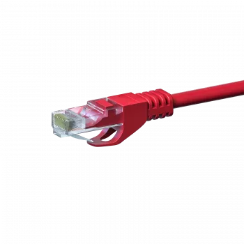 DSIT CAT5e U/UTP mrežni patch kabel, 3m, crveni, 100% bakar (DC-55-030)