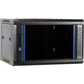 DSIT DS6604 4U zidno serversko kućište sa staklenim vratima, 600x600x280 mm, crno