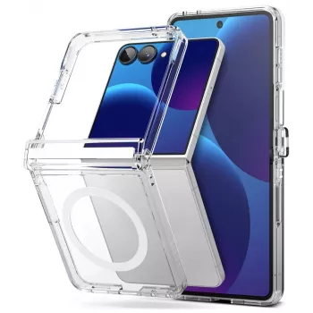 RINGKE Fusion Flap Magnetic MagSafe Galaxy Z Flip 8 prozirna