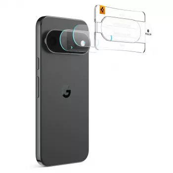 Spigen Optik Pro Glas.tR EZ Fit zaštita kamere 2 komada za Google Pixel 11 Pro - prozirna