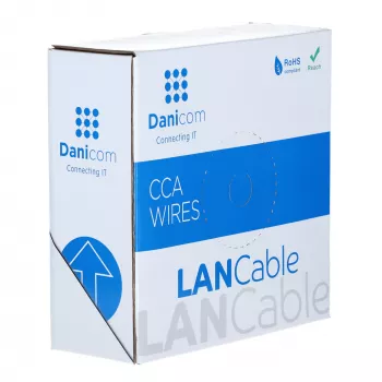 DSIT CAT5e vanjski mrežni kabel F/UTP AWG 26/1 fleksibilni 100 metara crni