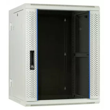 DSIT DS6615W-DOUBLE 6U reverzibilni zidni serverski ormar s vratima od kaljenog stakla, bijeli (600x450x370 mm)