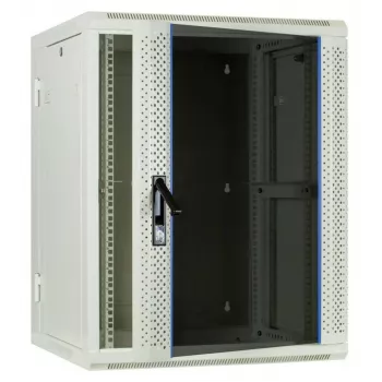 DSIT DS6615W-DOUBLE 6U reverzibilni zidni serverski ormar s vratima od kaljenog stakla, bijeli (600x450x370 mm)