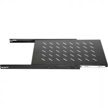 DSIT DS-UH80 1U izvlačna polica za ormar, nosivost 18 kg, dubina 640 mm, crna