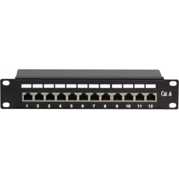 DSIT DS-10Patch6-12FTP 10 inch 12-portni FTP CAT6 patch panel