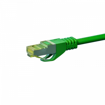 DSIT Cat.7 S/FTP PiMF mrežni patch kabel, RJ45, zeleni, 0,25 m