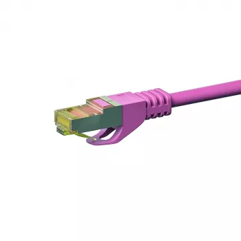 DSIT RJ45 mrežni kabel S/FTP (PiMF) Cat.7, ružičasti, 50m (DC-79-500)