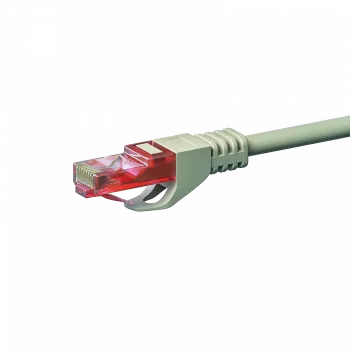DSIT CAT6 Ethernet patch kabel U/UTP 0,25 m sivi 100% bakar DC-61-002