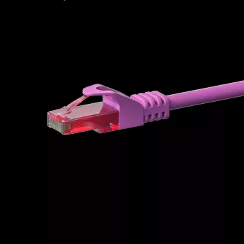 DSIT CAT6 U/UTP mrežni patch kabel, 15 m, ružičasti, 100% bakar (DC-69-150)