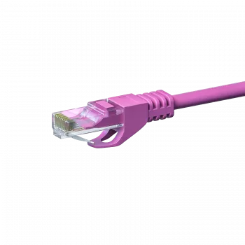 DSIT CAT 6 U/UTP mrežni kabel, 10m, ružičasti, CCA, RJ45, Gigabit Ethernet, 250MHz