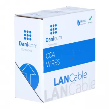 DSIT CAT6 S/FTP 50m kolut kabela sivi CCA (DC-SFTP6CCA50S-GRY)