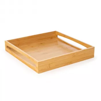 Leopold Vienna Franca Bamboo Serving Tray 35x35 cm Square Natural LV618005