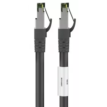 DSIT RJ45 mrežni kabel S/FTP PiMF CAT 8 kabel crni 2m