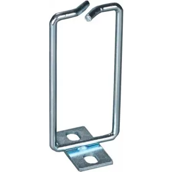 DSIT kabelski prsten 40 x 80 mm DS-Cablering-2 - crni, plastificirani čelični nosač za upravljanje kabelima za 19 inch rackove
