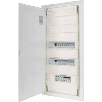 EATON KLV-PW-48-1PXL-1SPD-2PXF-16PLI 4-redna prethodno ožičena razvodna ploča, 48 modula, IP30, bijela