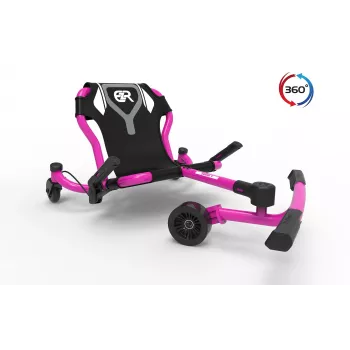 EzyRoller Spinner X Pink 360° zakretna igračka za jahanje za djecu od 4-12 godina