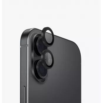 UNIQ Optix Aluminium Camera Lens Protector for iPhone 17 - Black