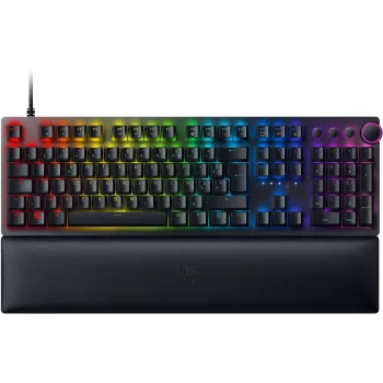 Razer Huntsman V2 žična optička gaming tipkovnica, Linear Red Switch, nordijski raspored, RGB, crna (RZ03-03930600-R3N1)