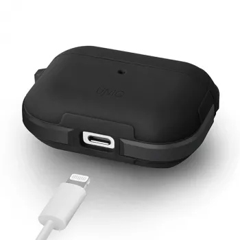 UNIQ Valencia Antimicrobial Case for AirPods Pro – Midnight Black