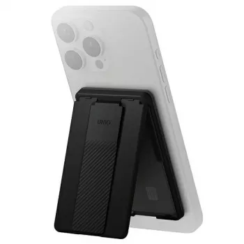 UNIQ Heldro ID Magnetic Wallet Stand with Strap - Midnight Black