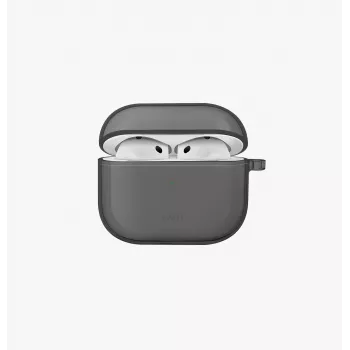 UNIQ Glase futrola za Apple AirPods 4 sjajna dimna