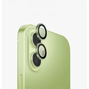 UNIQ Optix aluminijska zaštita objektiva kamere za iPhone 17 s aplikatorom zelena