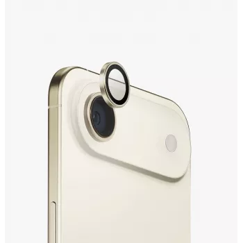 UNIQ Optix Aluminium Camera Lens Protector with Applicator for Apple iPhone Air, Gold