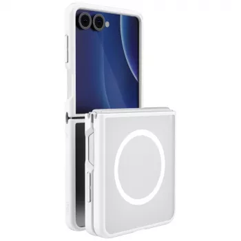 UNIQ Veren AF Magclick Charging Case for Samsung Galaxy Z Flip8, White